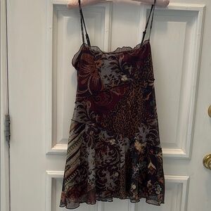 UO Floral and Animal Print Dress